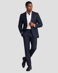 Charles Tyrwhitt Italian Luxury Suit with Side-Adjuster Trouser - Dark Navy