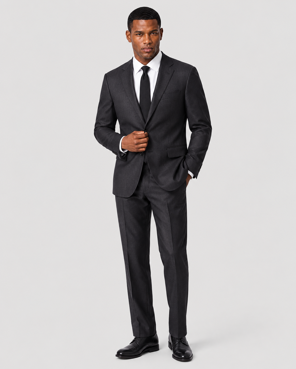 Charles Tyrwhitt Ultimate Performance Suit - Charcoal Grey