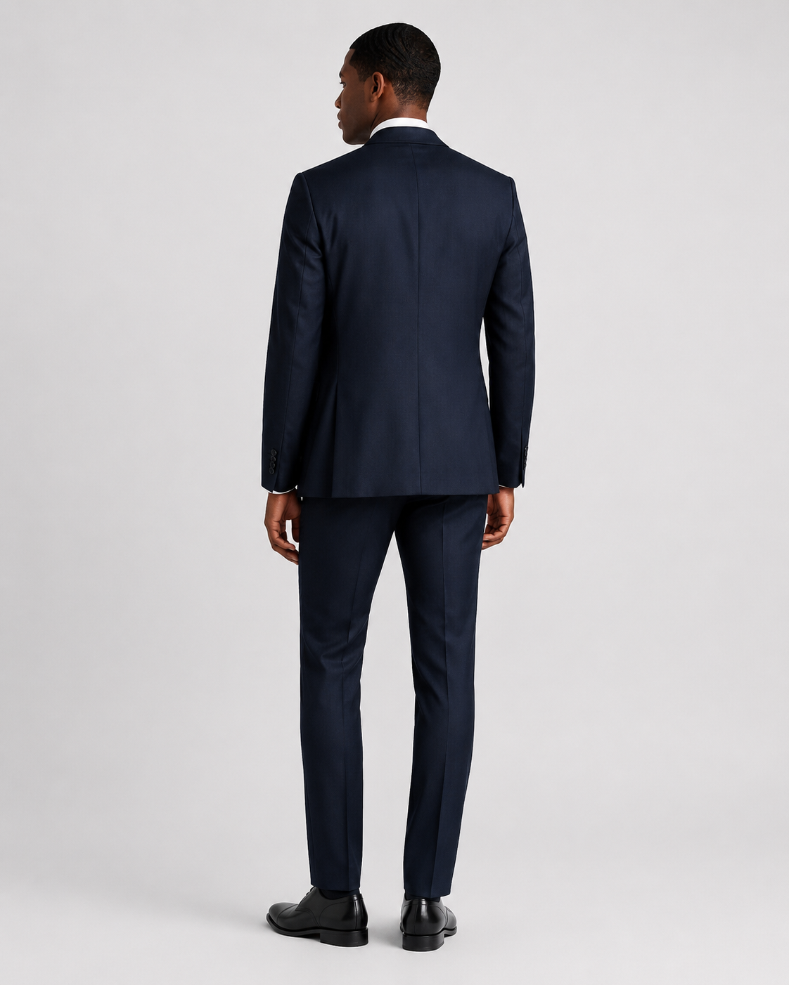 Charles Tyrwhitt Italian Luxury Suit with Side-Adjuster Trouser - Dark Navy