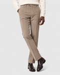 Hawes & Curtis Regular Fit Taupe Corduroy Trousers