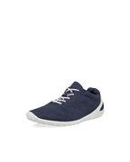 ECCO Biom Lite Men's Nubuck Trainer – Blue