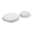Karaca 24-Piece Bone China Dinner Set for 6 People – Gold