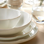 Karaca 24-Piece Bone China Dinner Set for 6 People – Gold