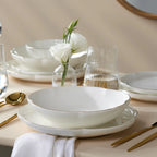 Karaca 24-Piece Bone China Dinner Set for 6 People – Gold