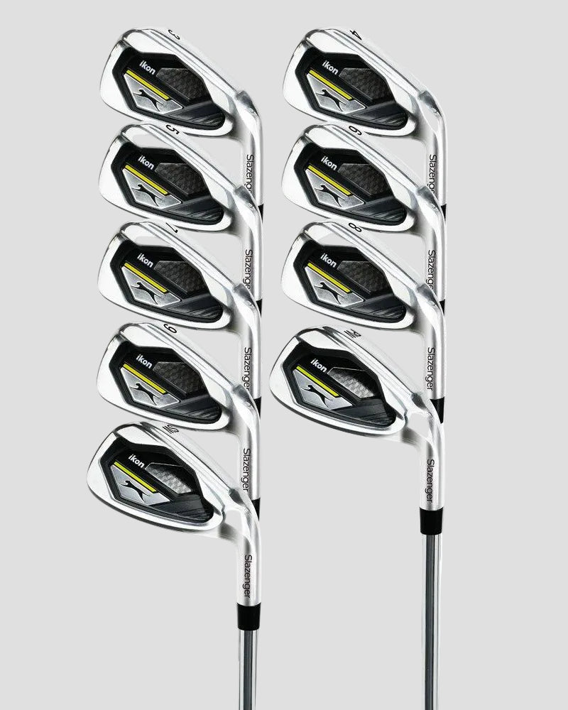 Slazenger Men's VS Golf Club Set with Stand Bag - Graphite & Steel Shafts