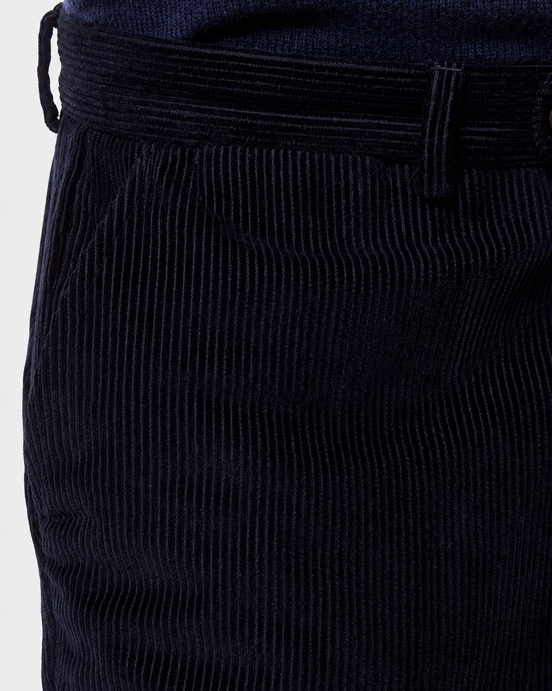 Hawes & Curtis Regular Fit Navy Corduroy Trousers
