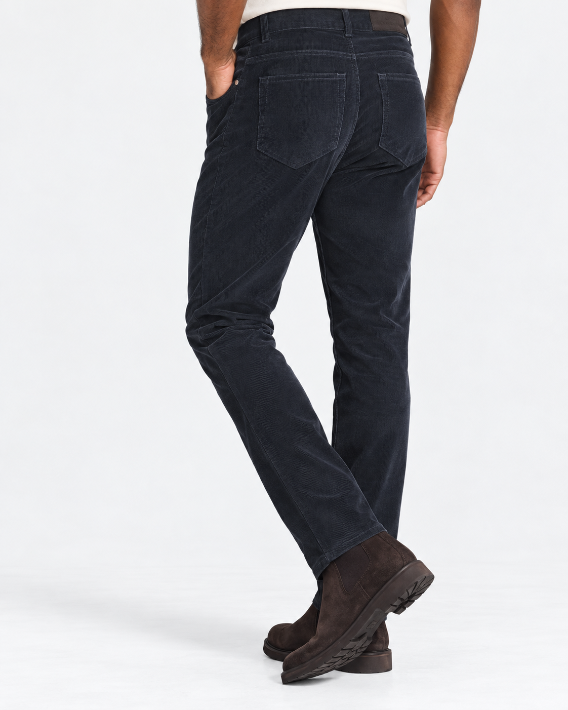 Charles Tyrwhitt Corduroy 5 Pocket Trousers - Navy