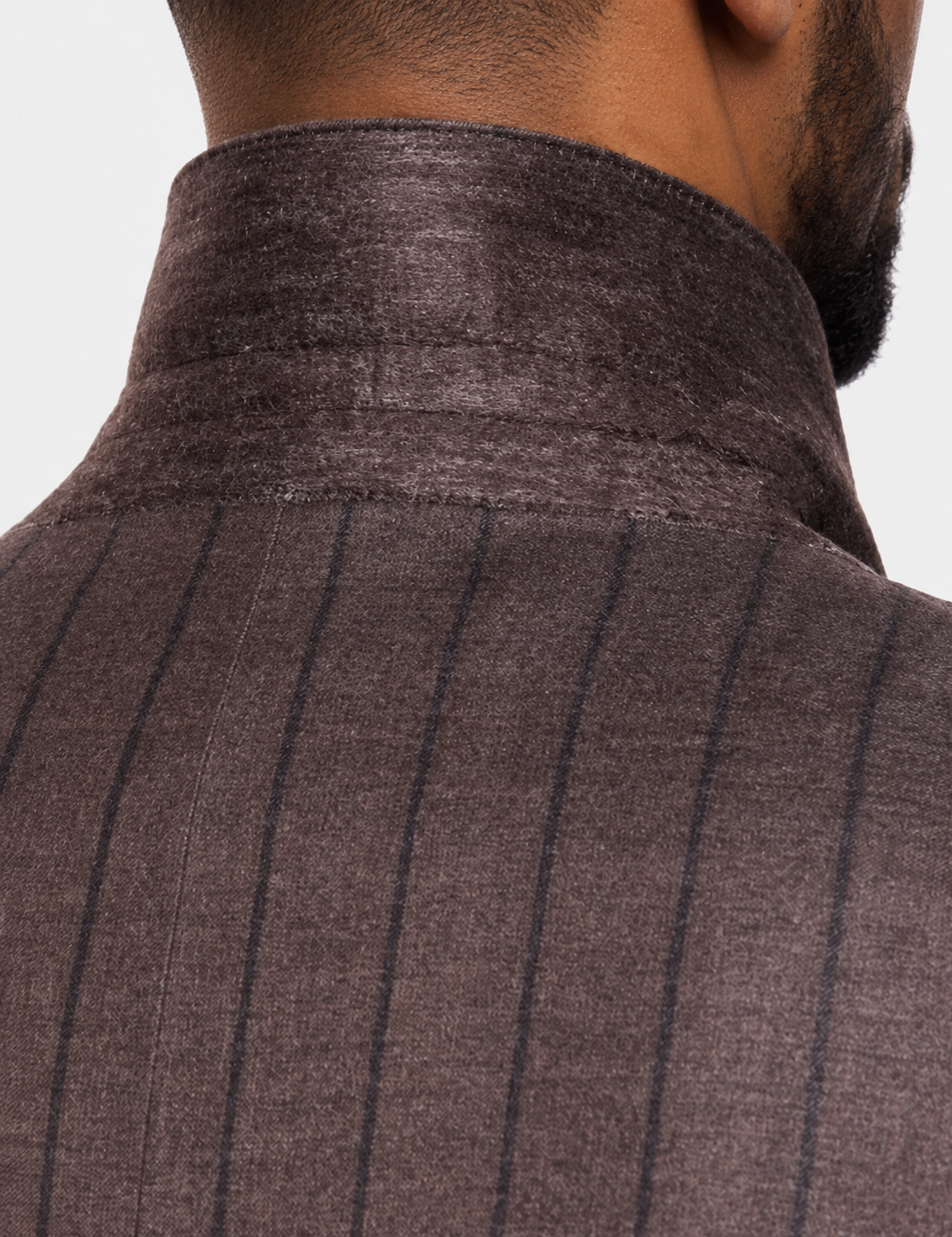 Hawes & Curtis Tailored Fit Brown Stripe 1913 Suit