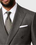 Hawes & Curtis Tailored Fit Olive 1913 Suit - Double Breasted