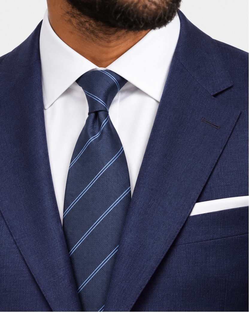 Hawes & Curtis Tailored Fit Dark Blue 1913 Suit