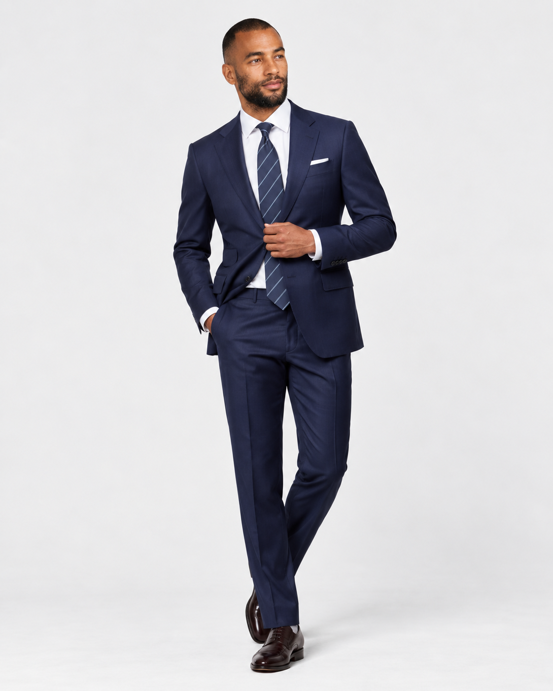 Hawes & Curtis Tailored Fit Dark Blue 1913 Suit