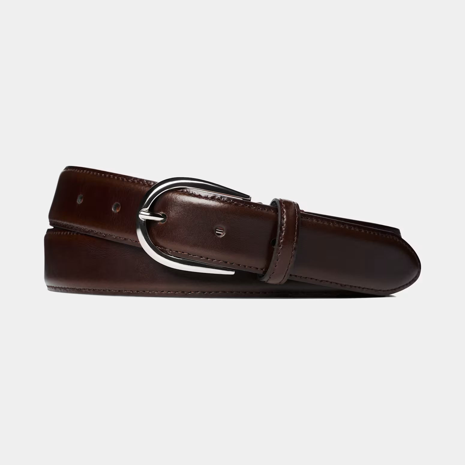 SUITSUPPLY Italian Cow Leather Belt - Dark Brown