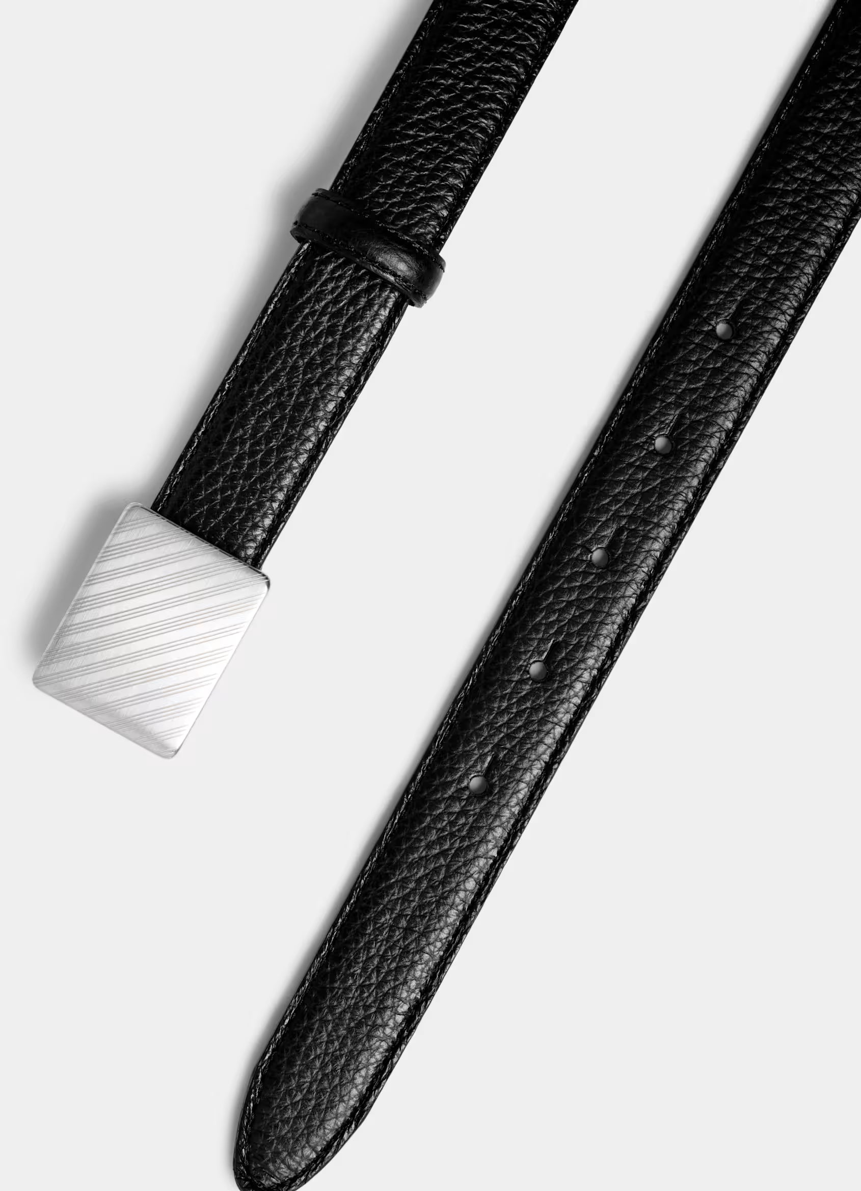 SUITSUPPLY Italian Cow Leather Black Belt