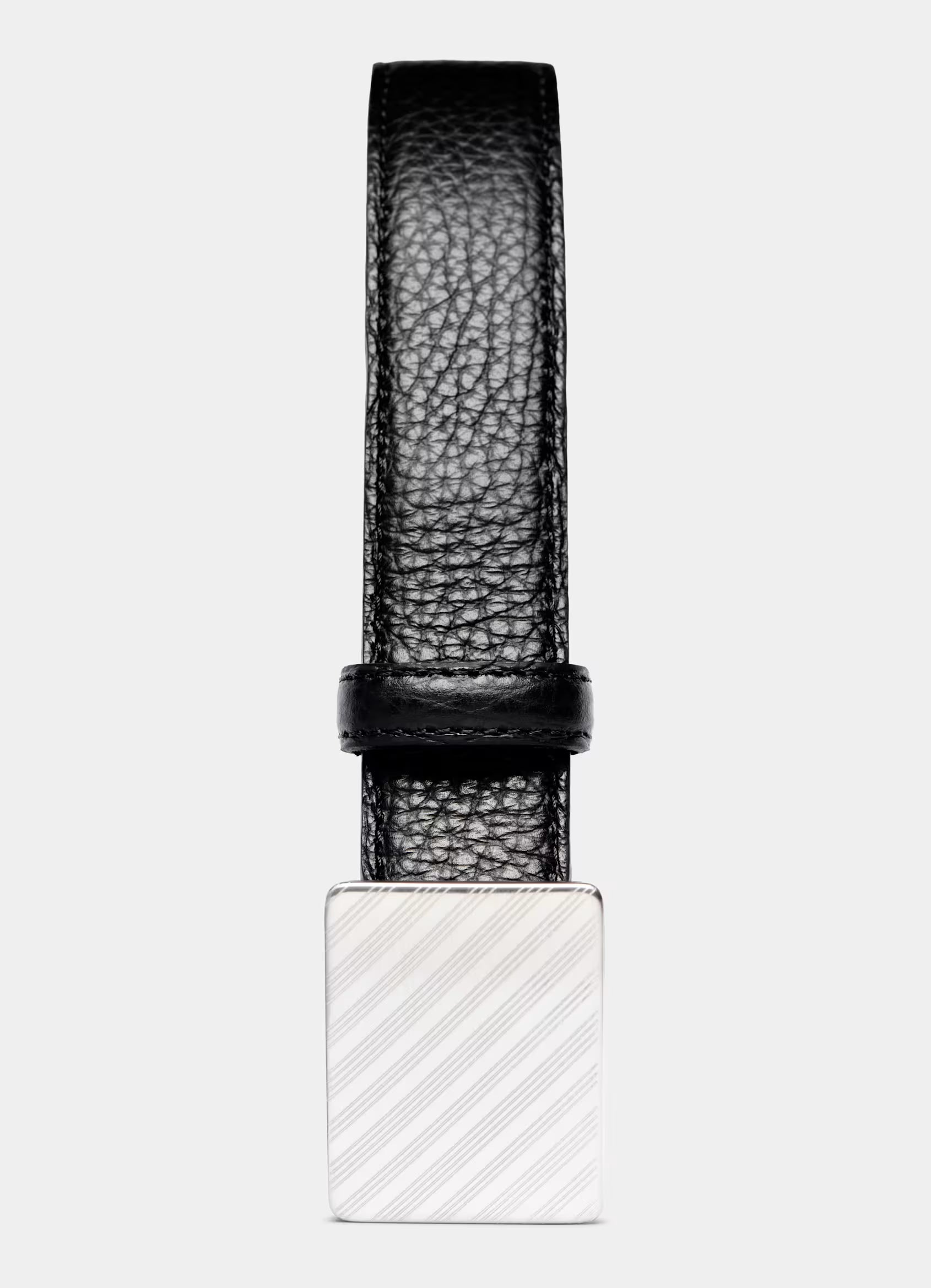 SUITSUPPLY Italian Cow Leather Black Belt