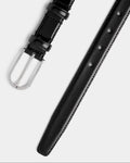 SUITSUPPLY Black Leather Belt