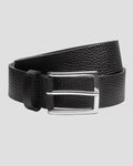 Charles Tyrwhitt Textured Leather Chino Belt - Black
