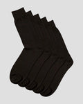 Charles Tyrwhitt 5 Pair Cotton Rich Multipack Socks - Black
