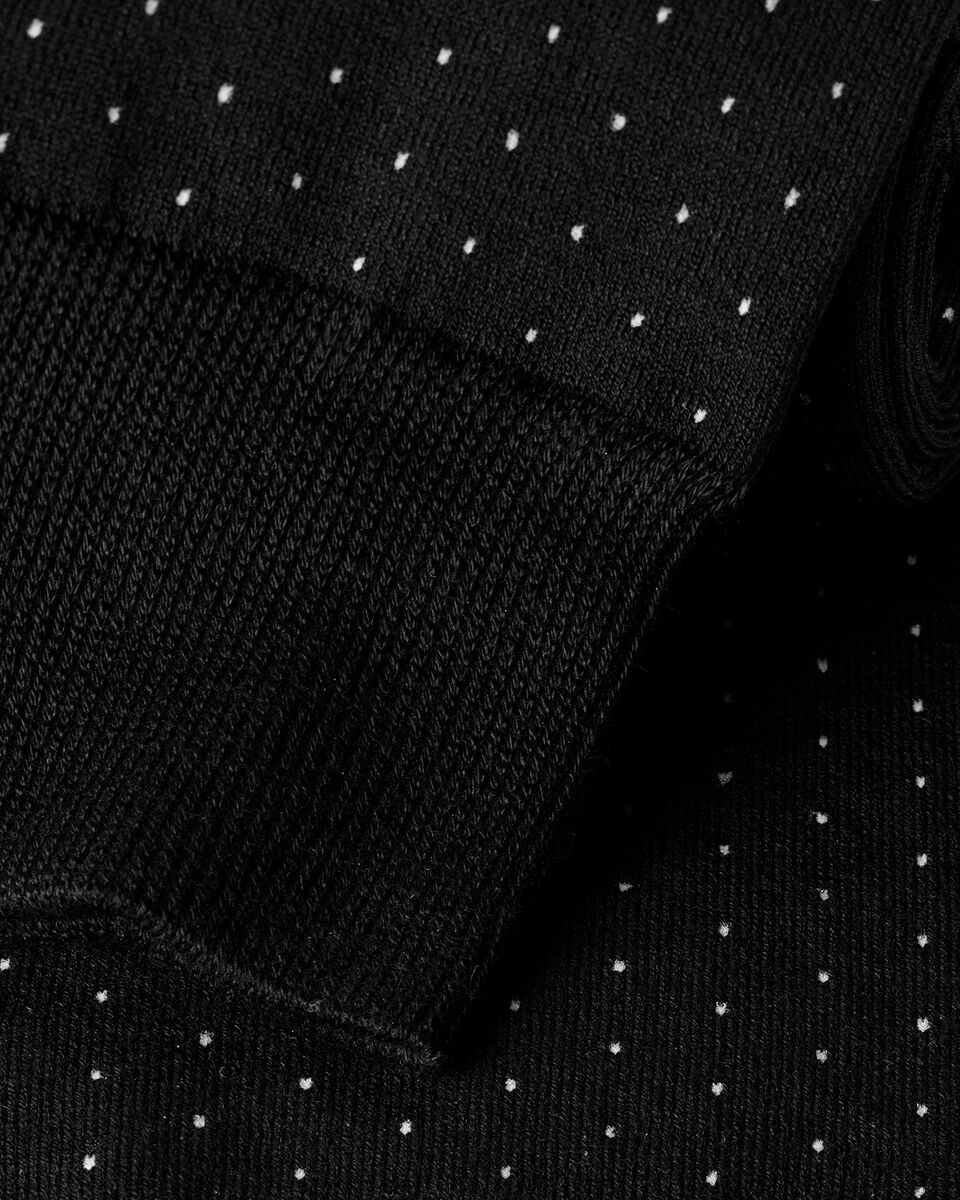 Charles Tyrwhitt Micro Dash Socks - Black & White