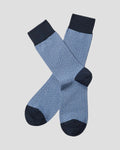 Charles Tyrwhitt Herringbone Socks - Sky Blue