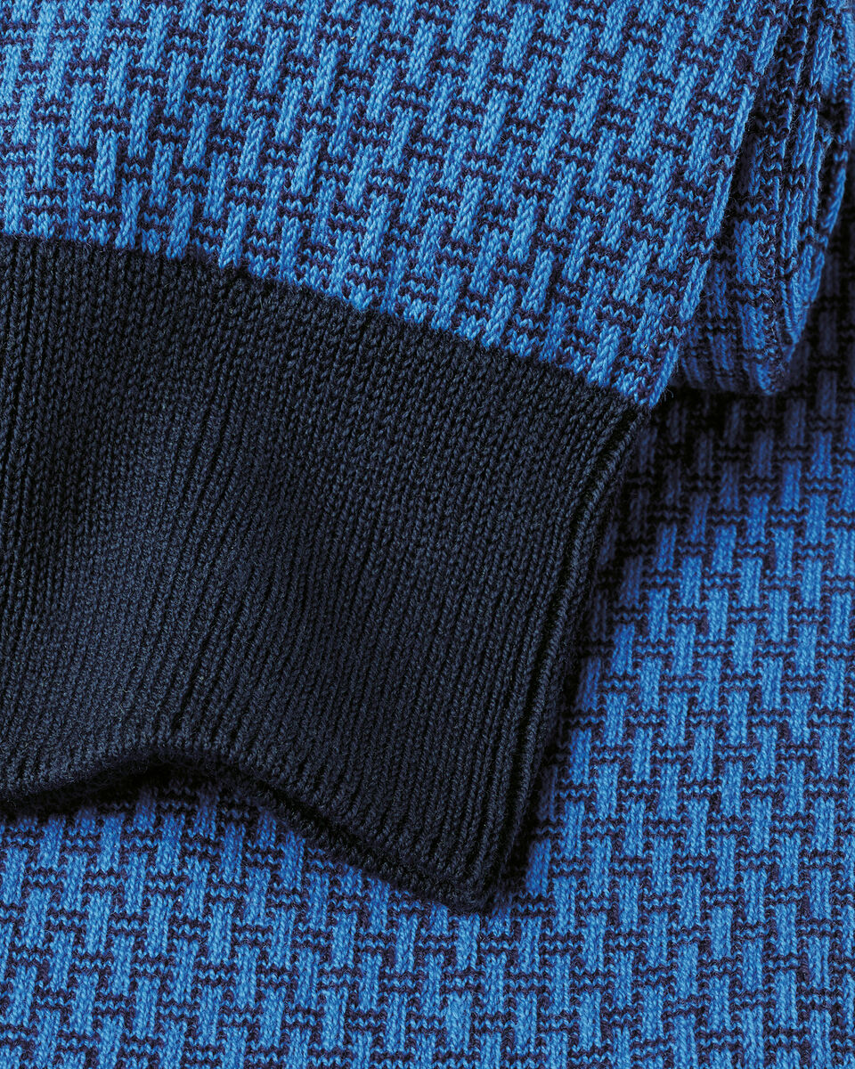 Charles Tyrwhitt Patterned Socks - Cobalt Blue