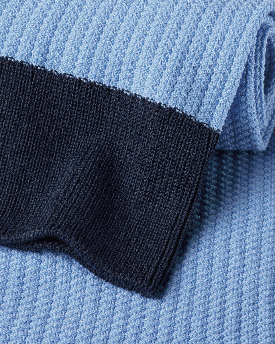 Charles Tyrwhitt Textured Socks - Cornflower Blue