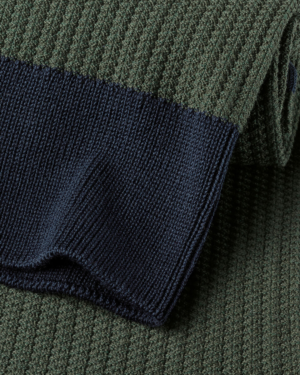 Charles Tyrwhitt Textured Socks - Forest Green