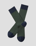 Charles Tyrwhitt Textured Socks - Forest Green