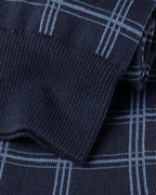Charles Tyrwhitt Check Socks - Navy & Sky