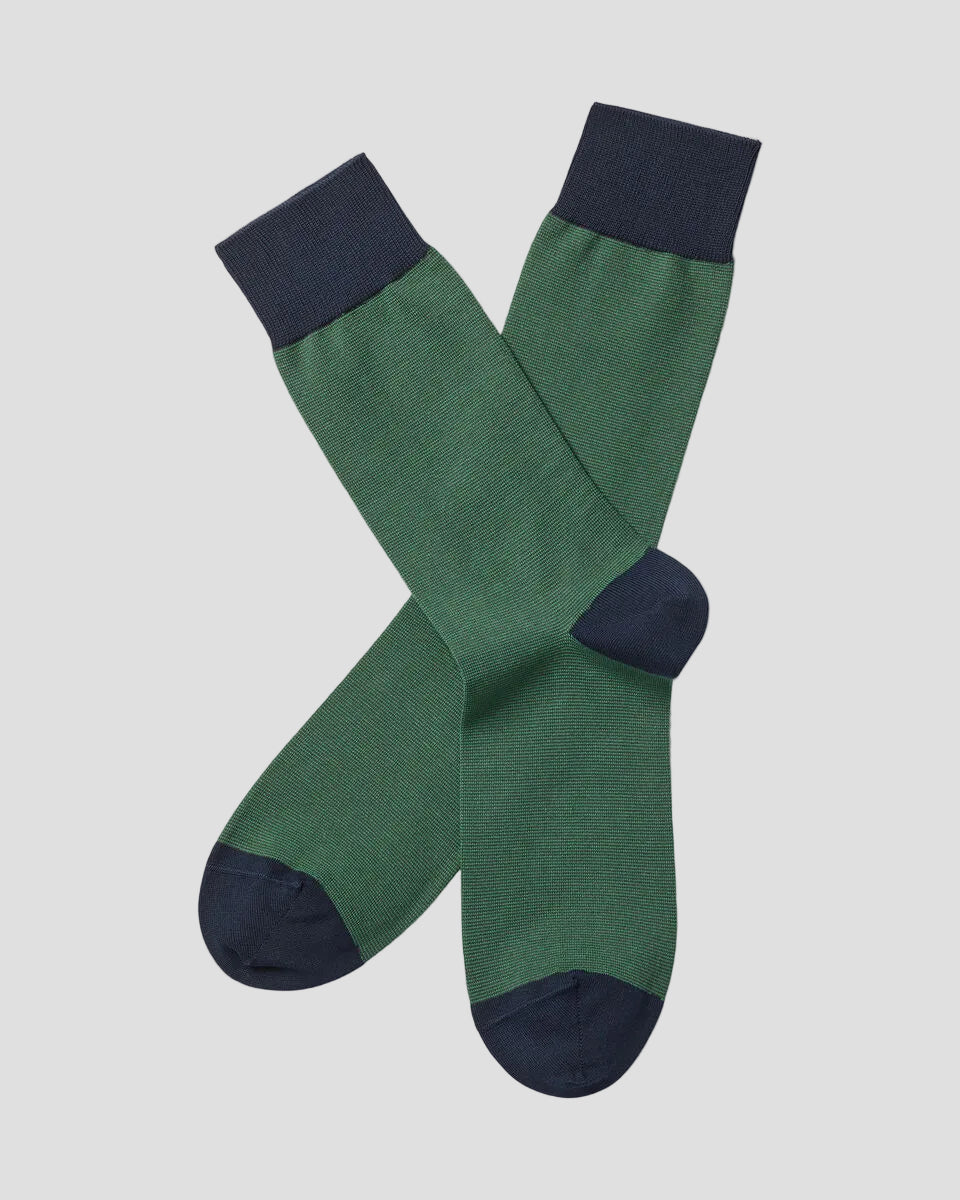 Charles Tyrwhitt Stripe Socks - Green