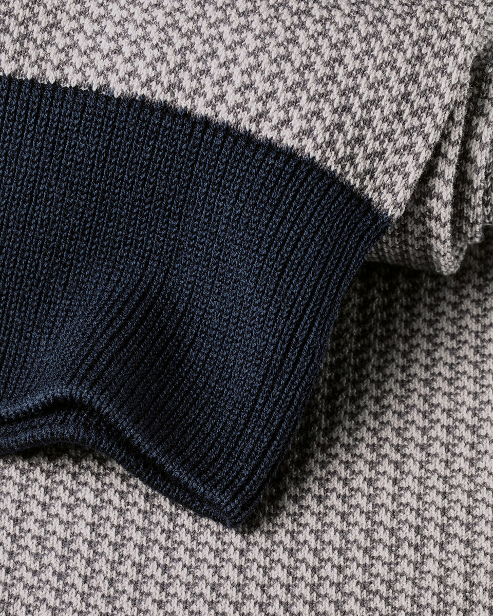 Charles Tyrwhitt Puppytooth Socks - Silver Grey