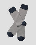 Charles Tyrwhitt Puppytooth Socks - Silver Grey