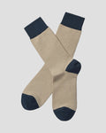 Charles Tyrwhitt Puppytooth Socks - Stone