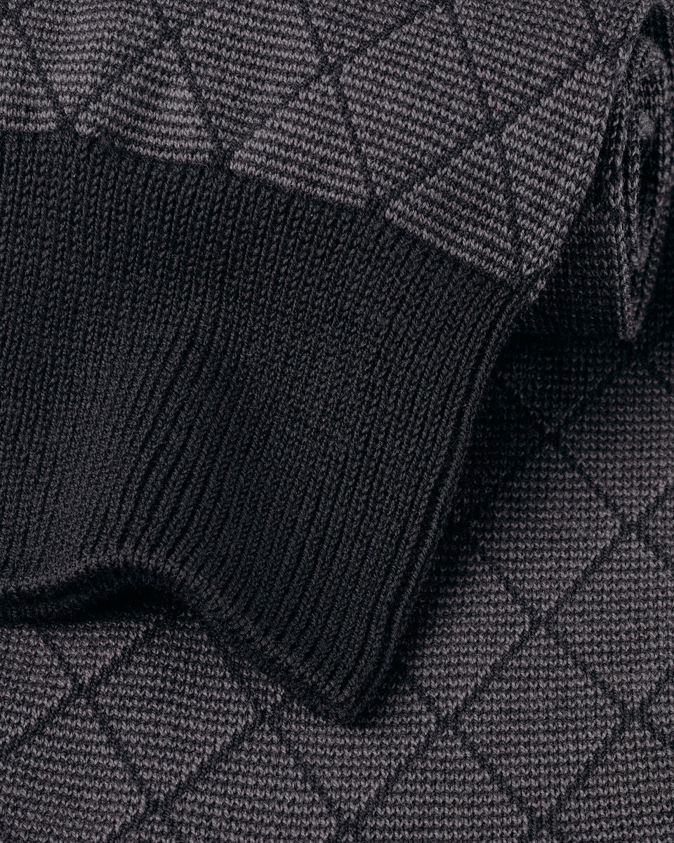 Charles Tyrwhitt Patterned Socks - Grey & Black