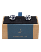 Charles Tyrwhitt Globe Cufflinks - Navy