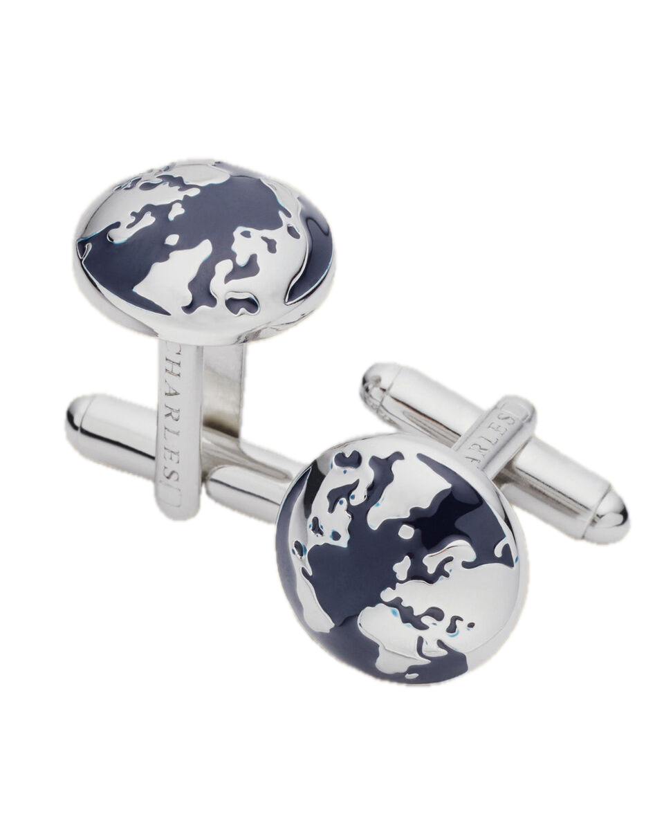 Charles Tyrwhitt Globe Cufflinks - Navy