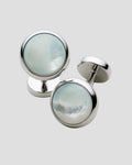 Charles Tyrwhitt Mother of Pearl Cufflinks - Light Blue