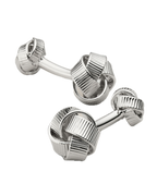 Charles Tyrwhitt Textured Knot Reversible Cufflinks - Silver