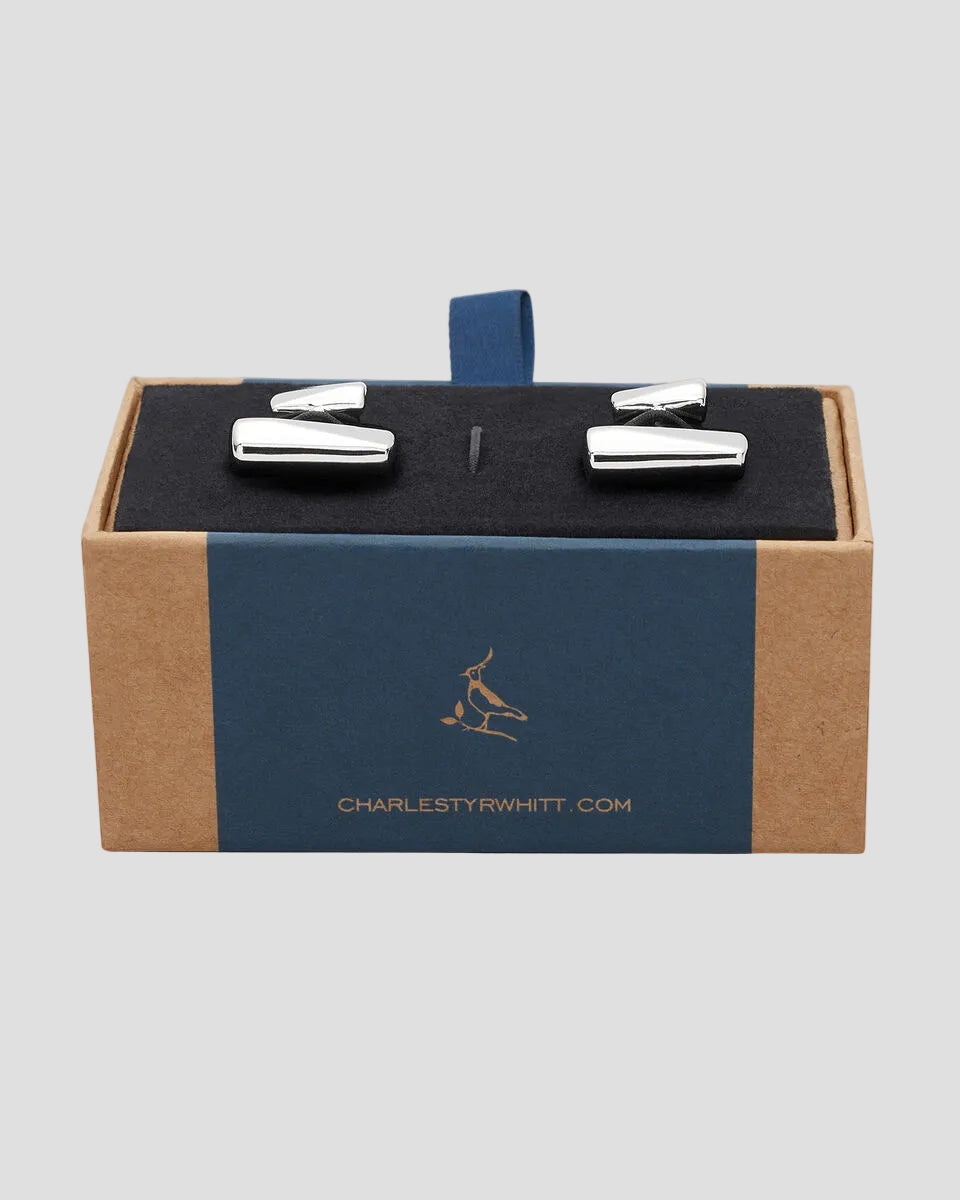 Charles Tyrwhitt Bar Cufflinks - Silver