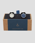 Charles Tyrwhitt Mother of Pearl and Sodalite Cufflinks