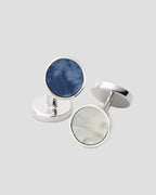 Charles Tyrwhitt Mother of Pearl and Sodalite Cufflinks