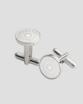 Charles Tyrwhitt Mother of Pearl Patterned Cufflinks - Silver