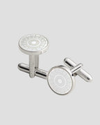 Charles Tyrwhitt Mother of Pearl Patterned Cufflinks - Silver