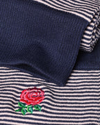 Charles Tyrwhitt England Rugby Stripe Socks - Pink & Navy