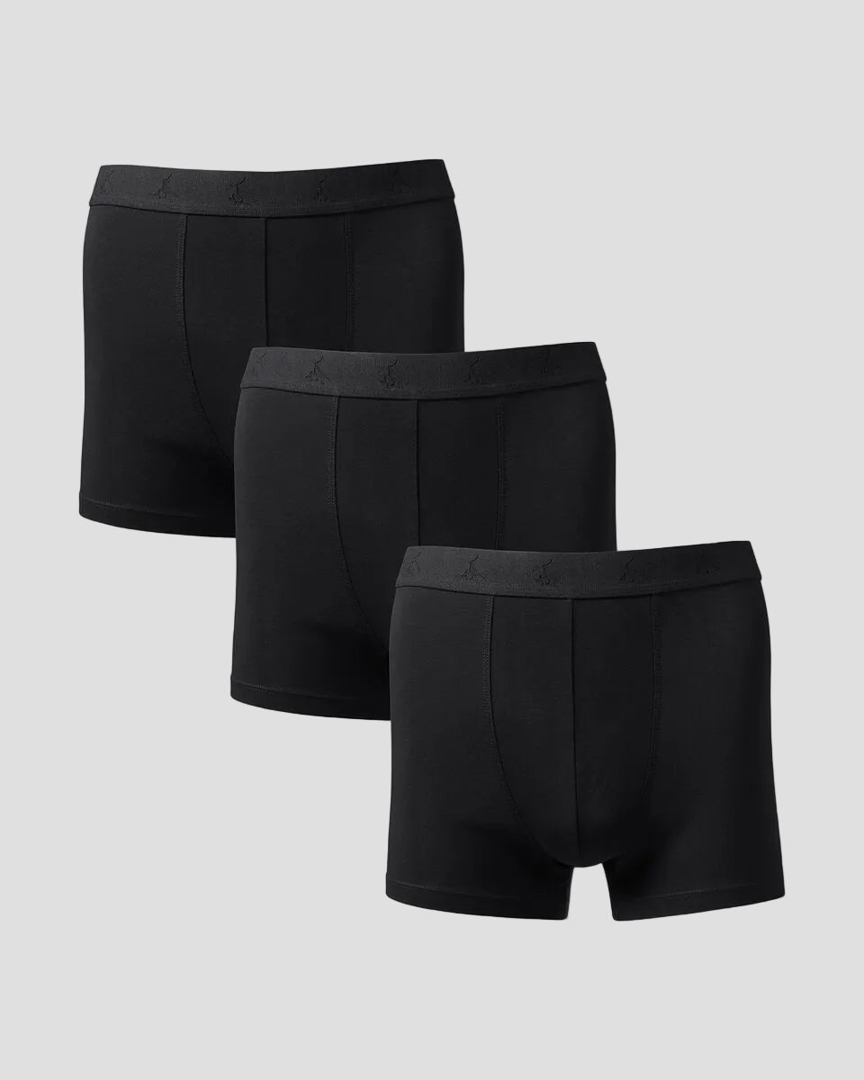 Charles Tyrwhitt 3 Pack Cotton Jersey Multipack Trunks - Black