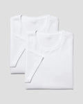 Charles Tyrwhitt 2-Pack Crew Neck Cotton Undershirt - White