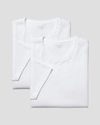 Charles Tyrwhitt 2-Pack Crew Neck Cotton Undershirt - White