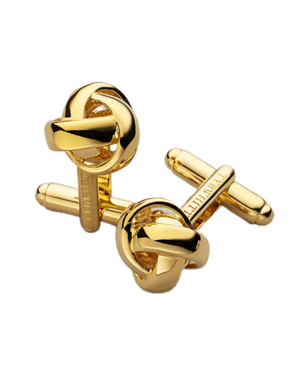 Charles Tyrwhitt Knot Cufflinks - Gold