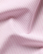 Charles Tyrwhitt England Rugby Button-Down Stretch Washed Oxford Stripe Shirt – Pink