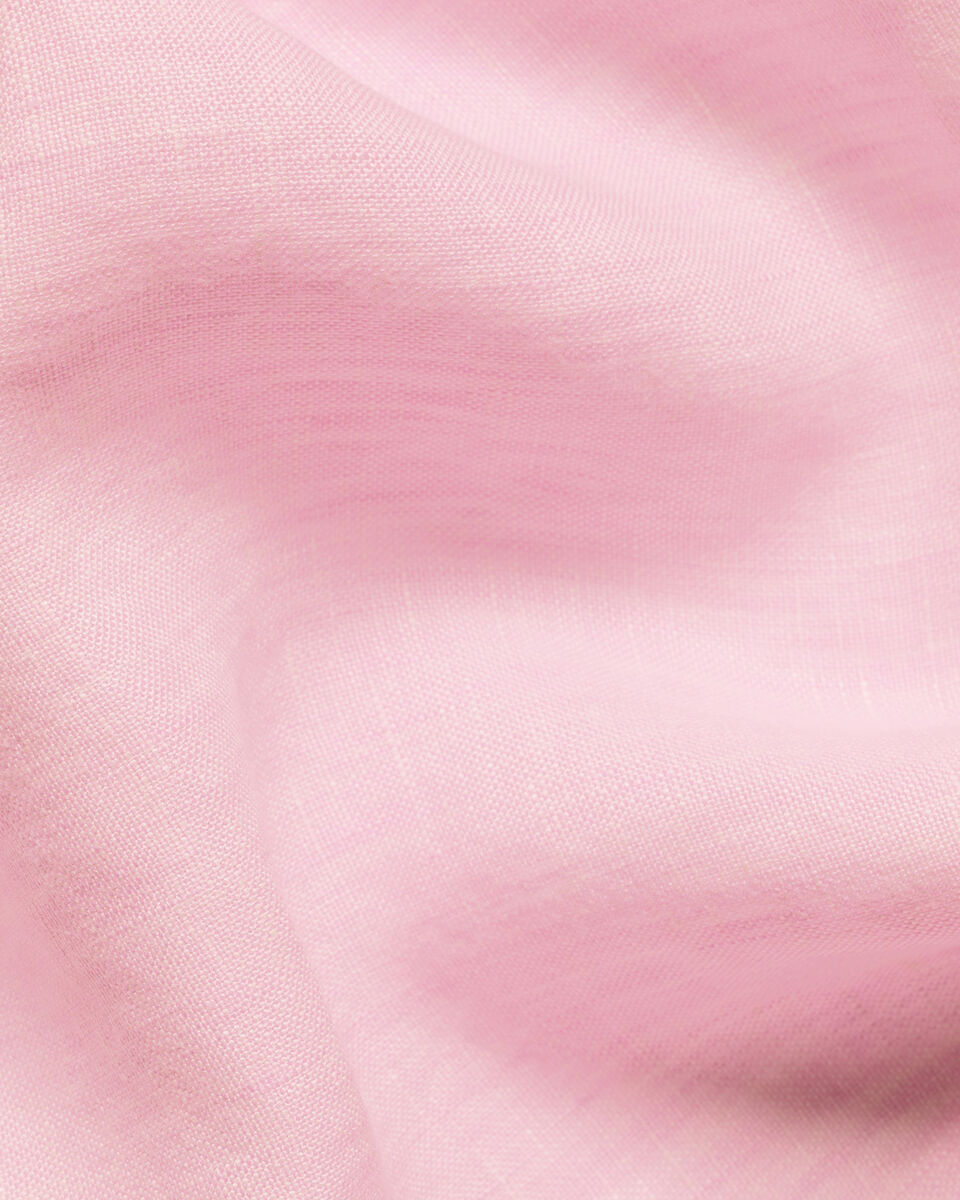 Charles Tyrwhitt England Rugby Pure Linen Shirt – Pink