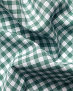 Charles Tyrwhitt Button-Down Stretch Washed Poplin Gingham Shirt - Green